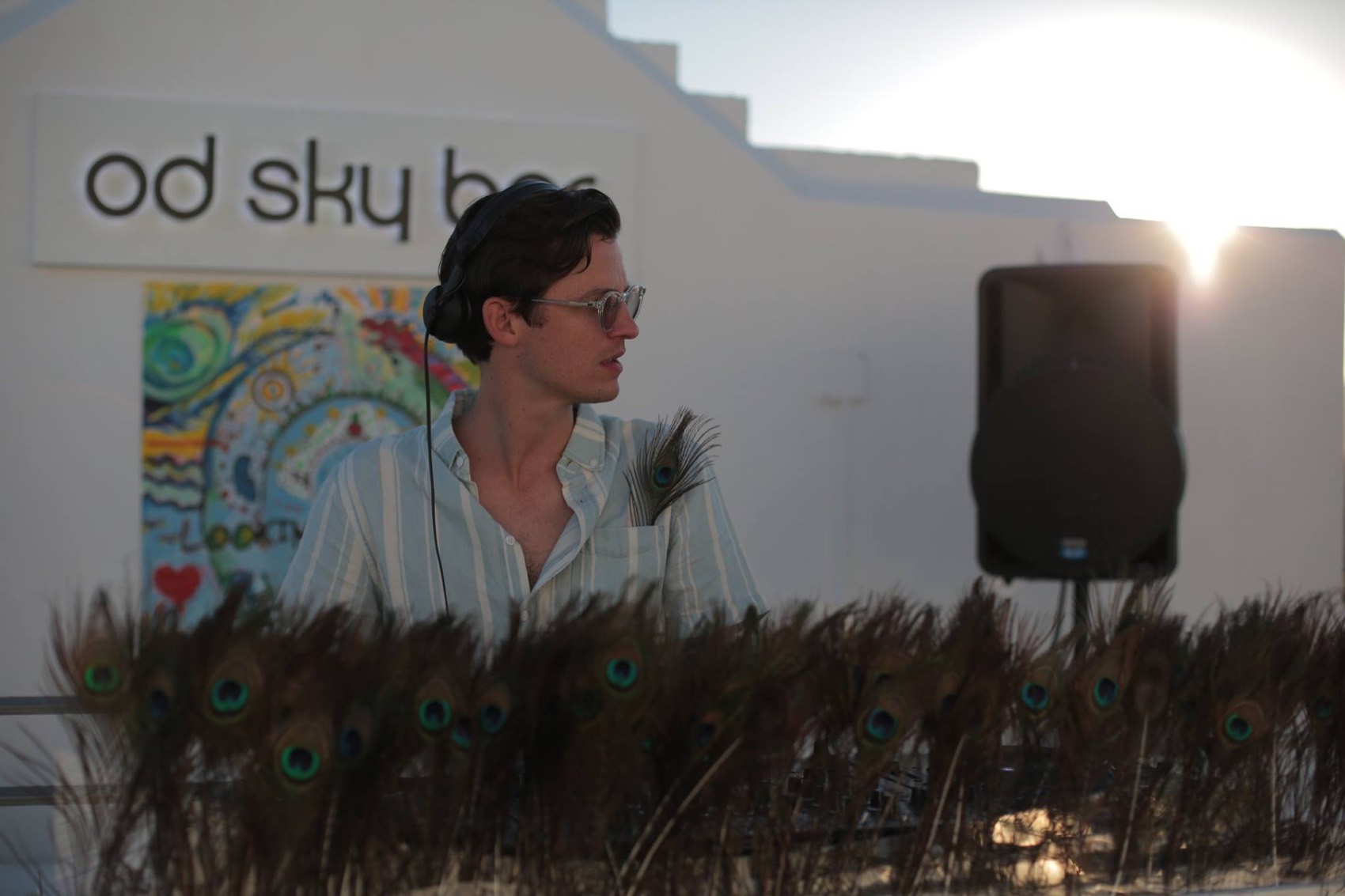 Andrew Smith performing as Misawa in Tulum at sunset, during an appearance alongside Ibiza Sonica Radio.